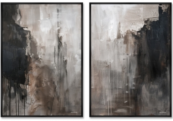 Композиция из двух репродукций картин на холсте Towards Enlightenment 75X105 / 75X105 CM