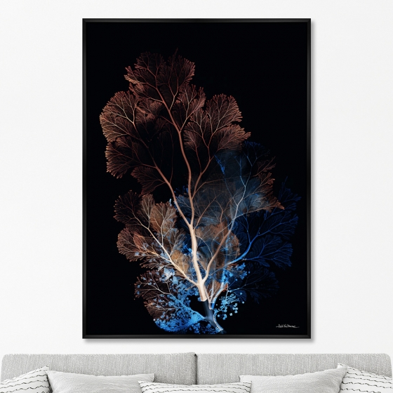 Репродукция картины на холсте Coral Symphony in the Color of Night 75X105 CM 6
