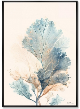 Композиция из двух репродукций картин на холсте Coral Symphony 75X105 / 75X105 CM
