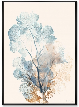 Композиция из двух репродукций картин на холсте Coral Symphony 75X105 / 75X105 CM