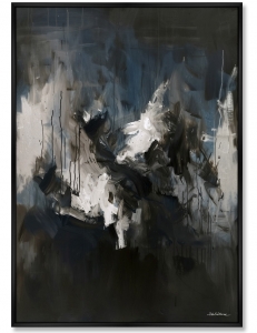 Постер на холсте Forest at Night Under the Moon 75X105 CM