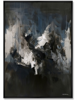 Постер на холсте Forest at Night Under the Moon 75X105 CM