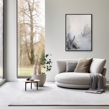 Репродукция картины на холсте At the Winter Edge 75X105 CM