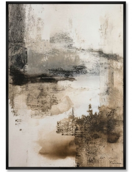 Репродукция картины на холсте Above the Giant Cliff 75X105 CM