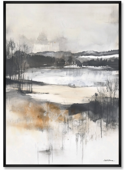 Композиция из двух репродукций картин на холсте Waiting for Spring 75X105 / 75X105 CM 2