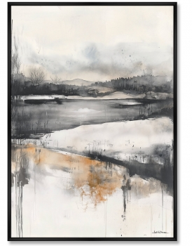 Репродукция картины на холсте Waiting for Spring 75X105 CM
