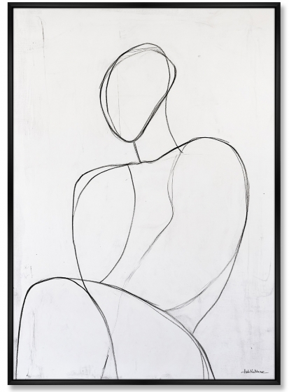Композиция из двух репродукций картин на холсте Graceful Lines 75X105 / 75X105 CM 3