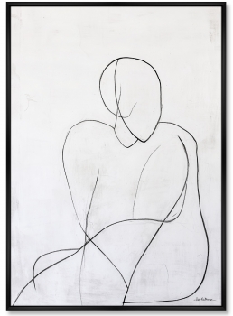 Композиция из двух репродукций картин на холсте Graceful Lines 75X105 / 75X105 CM