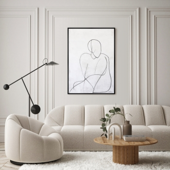 Репродукция картины на холсте Graceful Lines 75X105 CM