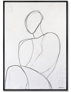 Репродукция картины на холсте Graceful Lines 75X105 CM