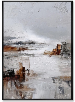Композиция из двух репродукций картин на холсте Low Tide 75X105 / 75X105 CM