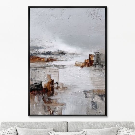 Репродукция картины на холсте Low Tide 75X105 CM 6