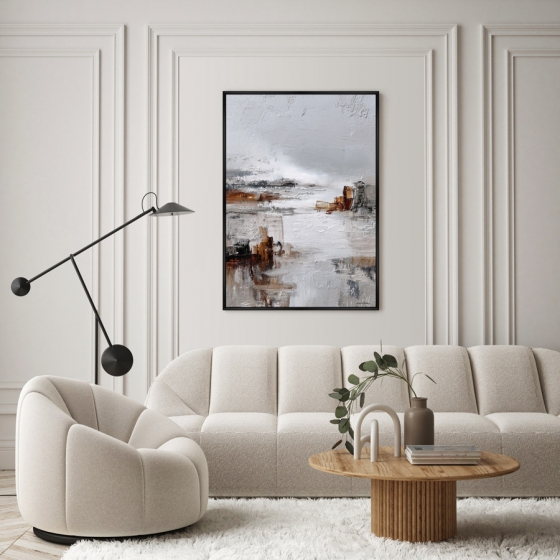 Репродукция картины на холсте Low Tide 75X105 CM 2