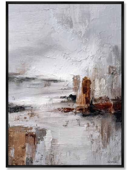 Репродукция картины на холсте Low Tide 75X105 CM 1