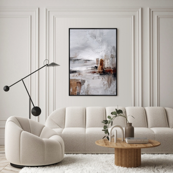 Репродукция картины на холсте Low Tide 75X105 CM 2