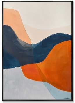 Композиция из двух репродукций картин на холсте Sunset in the Spectrum 75X105 / 75X105 CM