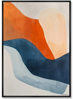 Композиция из двух репродукций картин на холсте Sunset in the Spectrum 75X105 / 75X105 CM