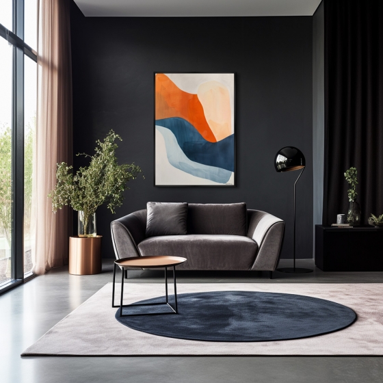 Репродукция картины на холсте Sunset in the Spectrum 75X105 CM 2