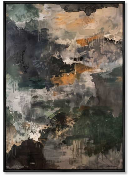 Композиция из двух репродукций картин на холсте Foothills After a Thunderstorm 75X105 / 75X105 CM 2