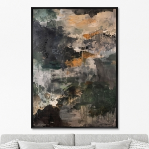 Репродукция картины на холсте Предгорье после грозы, No 1, 2025г.