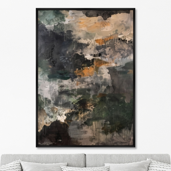 Репродукция картины на холсте Foothills After a Thunderstorm 75X105 CM 6