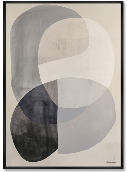 Композиция из двух репродукций картин на холсте Spatial forms 75X105 / 75X105 CM