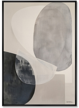 Композиция из двух репродукций картин на холсте Spatial forms 75X105 / 75X105 CM