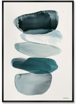 Композиция из двух репродукций картин на холсте Balance 75X105 / 75X105 CM