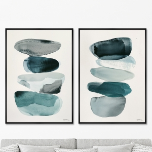 Набор из 2-х репродукций картин на холсте РАВНОВЕСИЕ, 2025г.