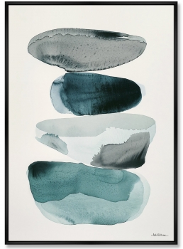 Композиция из двух репродукций картин на холсте Balance 75X105 / 75X105 CM