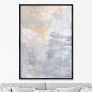 Репродукция картины на холсте Ранее утро на море, 2025г.