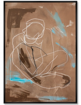 Репродукция картины на холсте The Birth of the Mystery Woman Form 75X105 CM