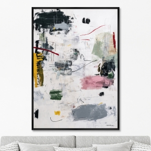 Репродукция картины на холсте Строительство Цвета, No 1, 2025г.