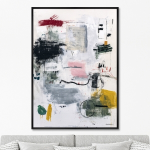 Репродукция картины на холсте Строительство Цвета, No 2, 2025г.