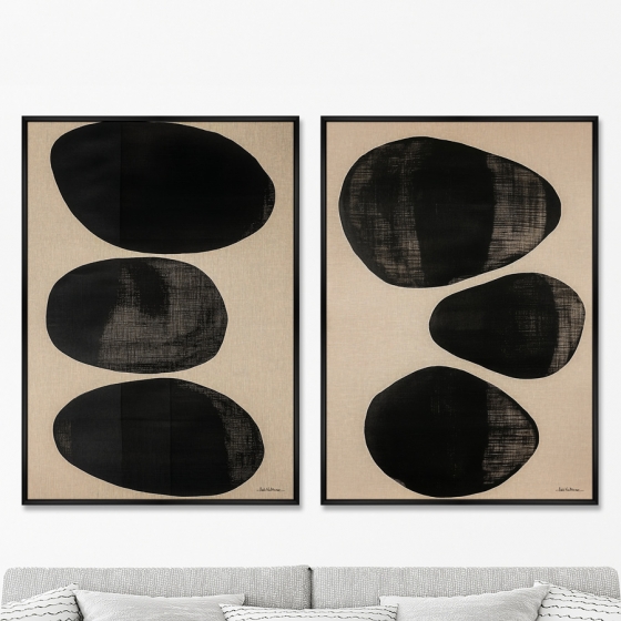 Композиция из двух репродукций картин на холсте Areas of Interest 75X105 / 75X105 CM 8