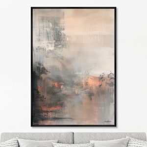 Репродукция картины на холсте Терпкий закат, No 1, 2025г.