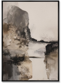 Композиция из двух репродукций картин на холсте The Cliff 75X105 / 75X105 CM