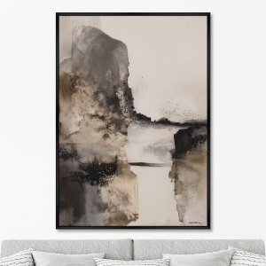 Репродукция картины на холсте Утёс, No 1, 2025г.