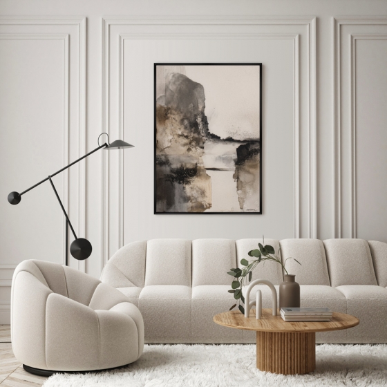 Репродукция картины на холсте Утёс, No 1, 2025г. 3