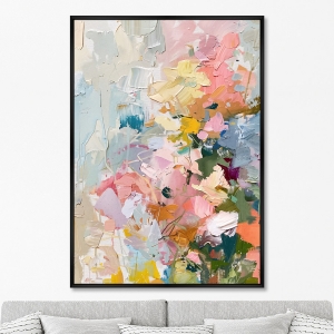 Репродукция картины на холсте Цвета цветов, 2025г.