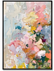 Репродукция картины на холсте Colors of Flowers 75X105 CM
