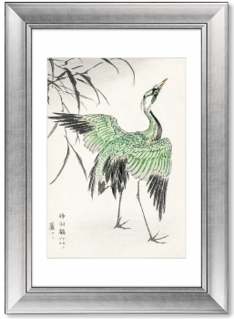 Набор из двух постеров в раме White-Naped Cranes 51X71 / 51X71 CM