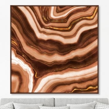 Репродукция на холсте Agate Ambra Gold 105X105 CM