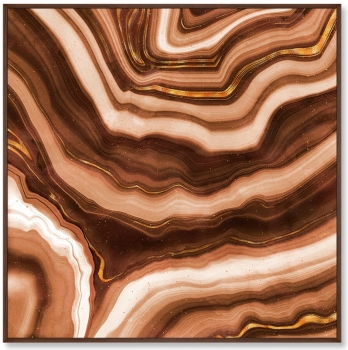 Репродукция на холсте Agate Ambra Gold 105X105 CM