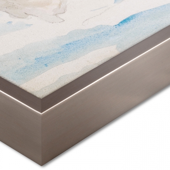 Репродукция на холсте Blue Gold Agate 105X105 CM 4