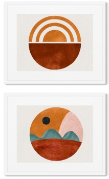 Диптих Around the sun 52X42 / 52X42 CM