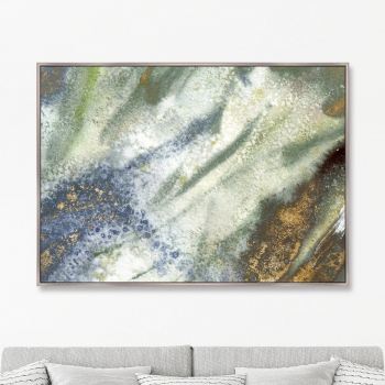 Репродукция картины на холсте Rainy day 105X75 CM