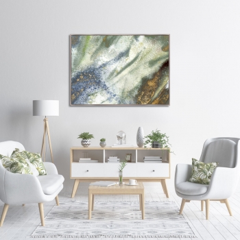 Репродукция картины на холсте Rainy day 105X75 CM