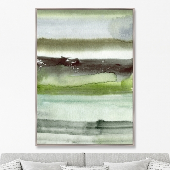 Репродукция на холсте Two lonely boats 75X105 CM