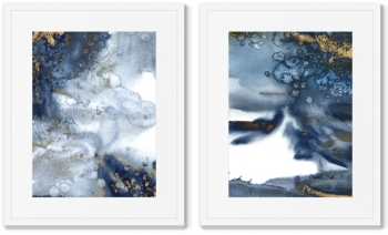 Диптих в раме Air composition 42X53 / 42X53 CM